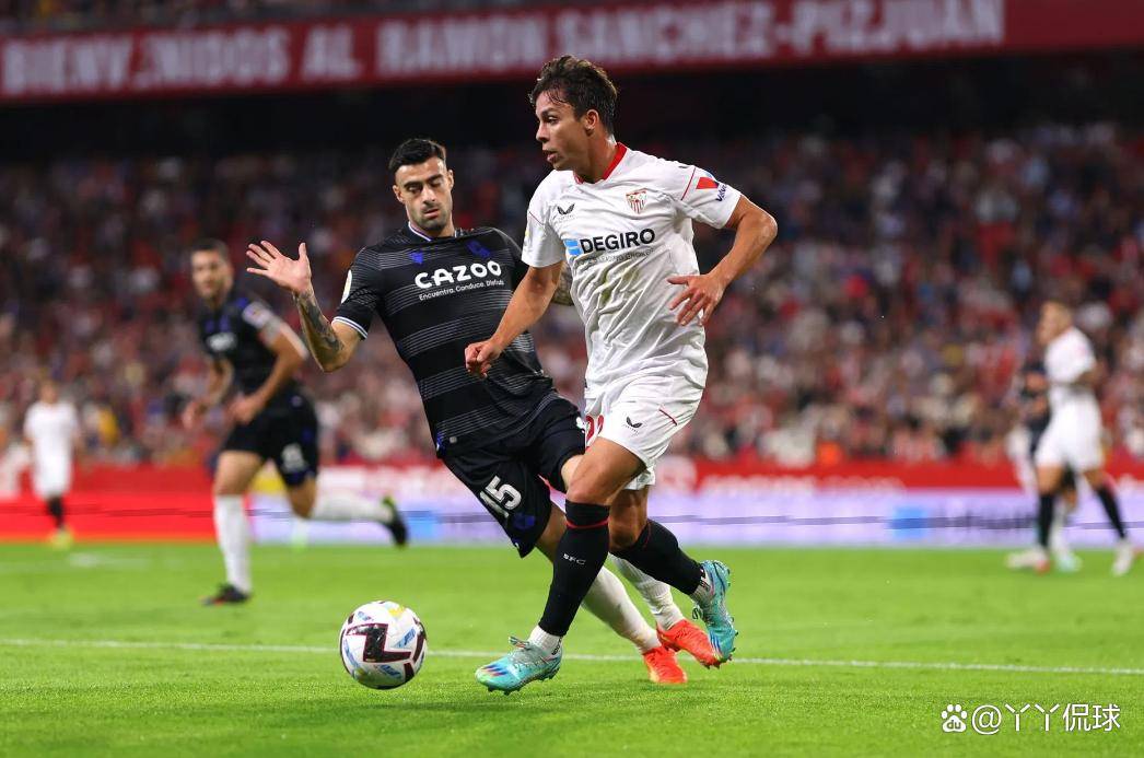 关于塞维利亚战胜皇家社会，取得关键三分的信息